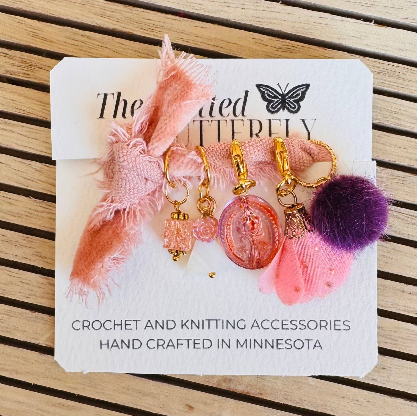 Victorian Rose -Victorian Blush The Knitted Butterfly