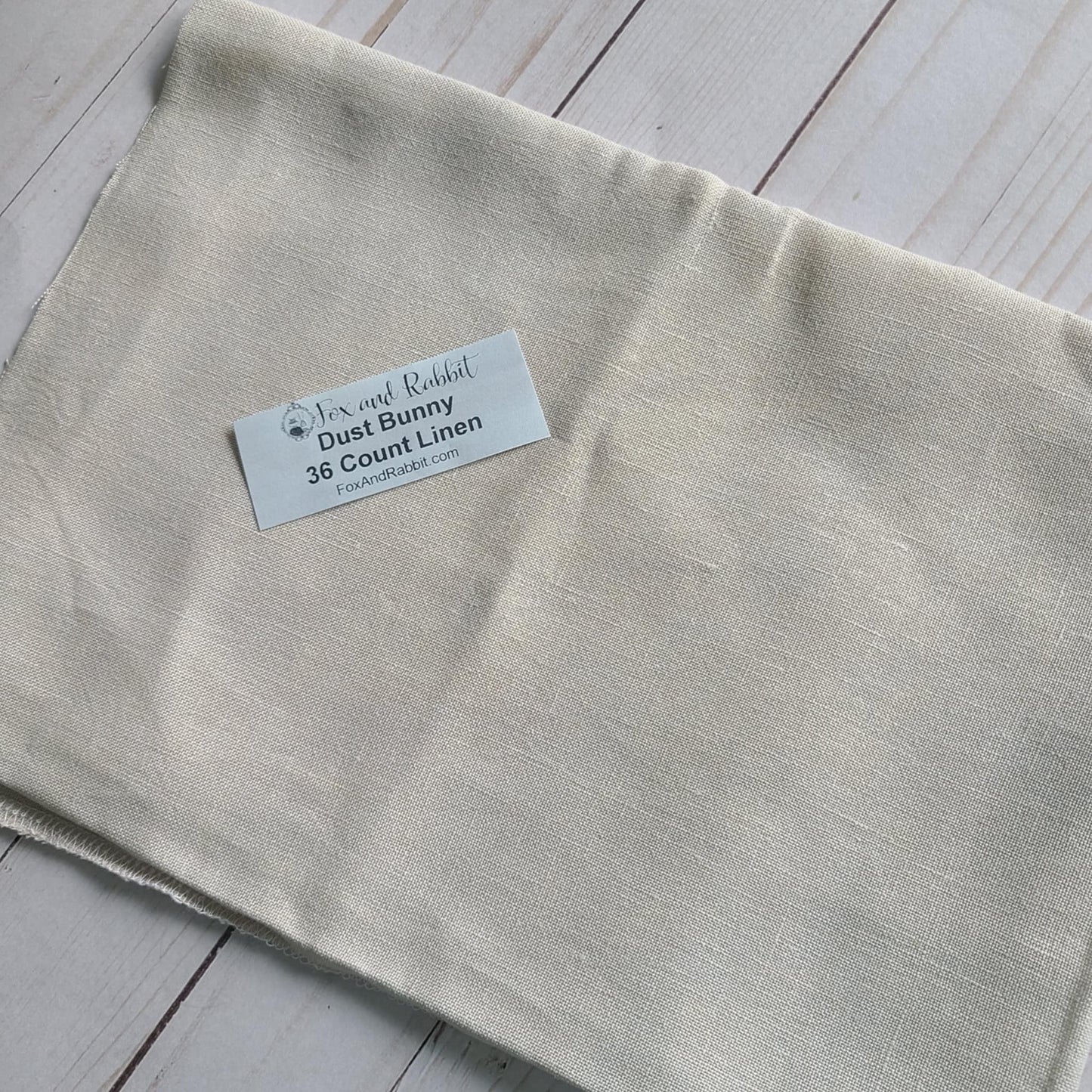 Dust Bunny 40 Count Linen FQ Fox and Rabbit Designs