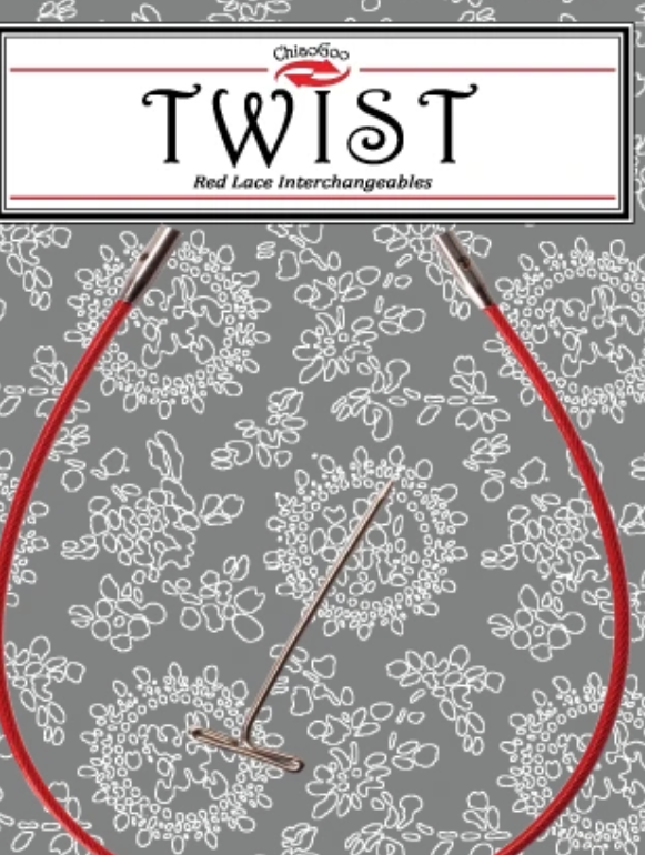ChiaoGoo Twist Small Red Cord size 2 to 8 30 inch
