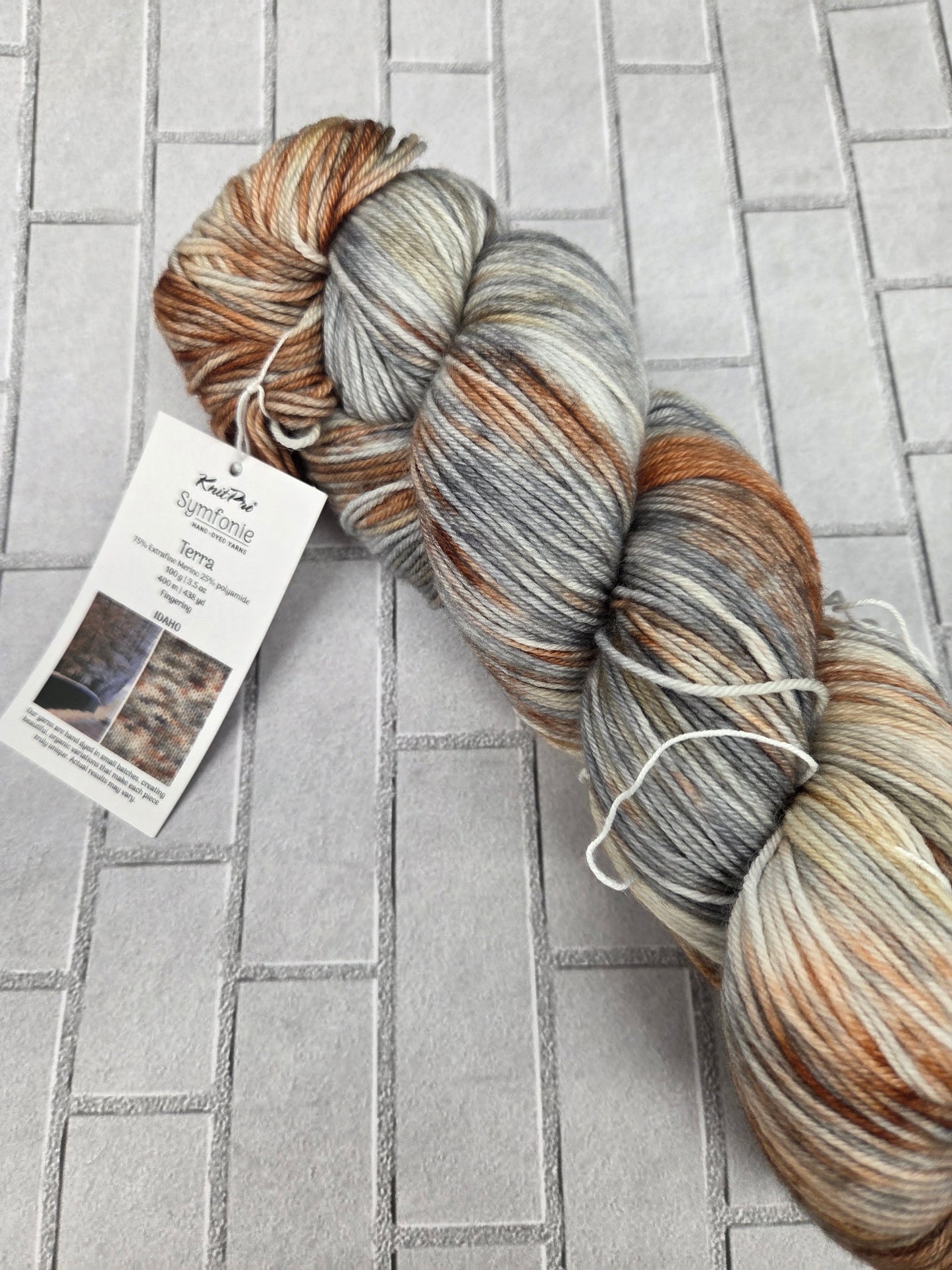 Idaho Symfonie Hand Dyed Sock Yarn 438 yards