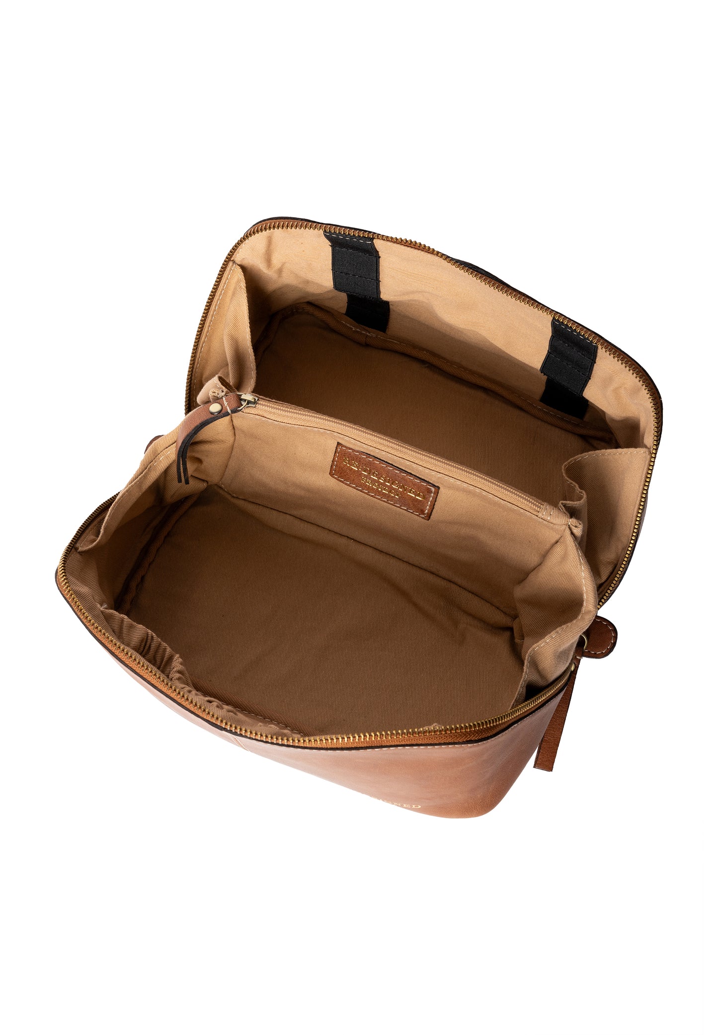 Project 9 walnut brass redesigned bag Knitting bag Walnut brass