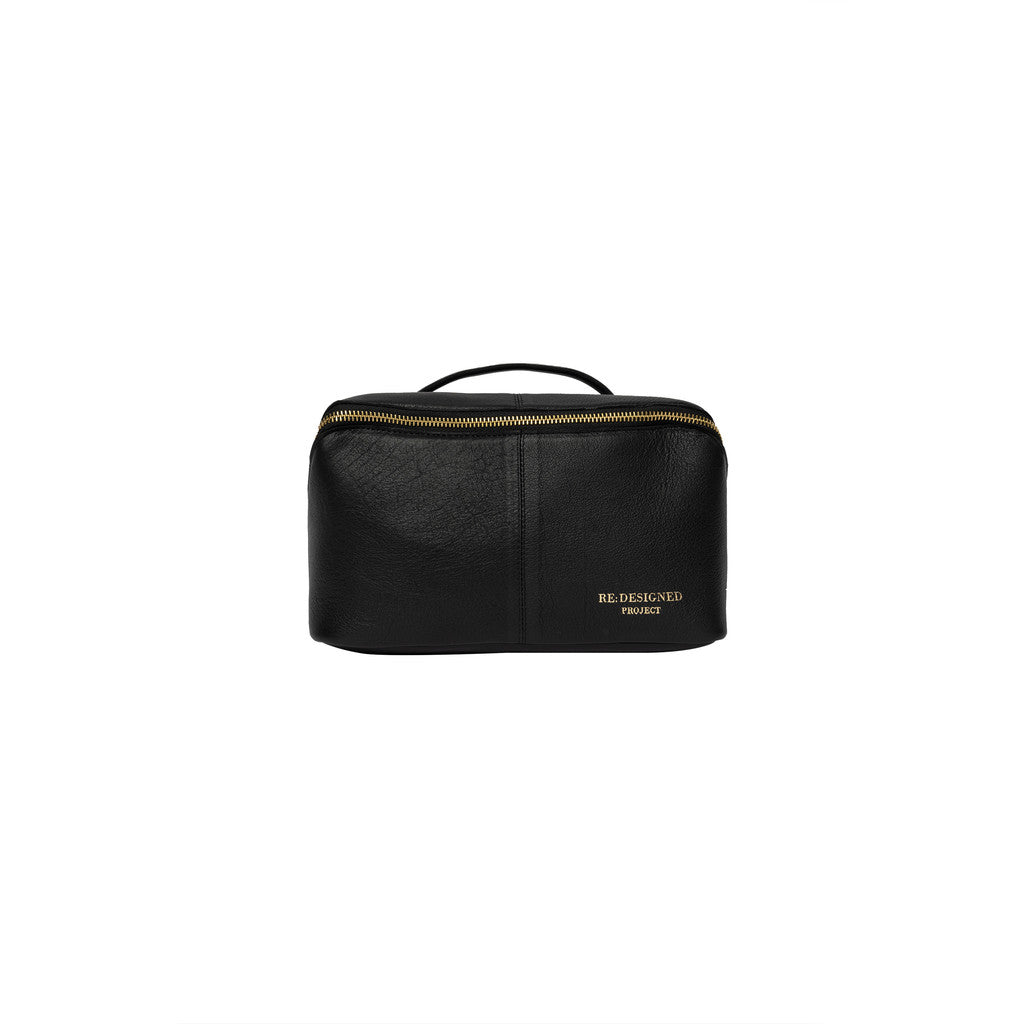 Project 9 black gold redesigned bag Knitting bag black gold