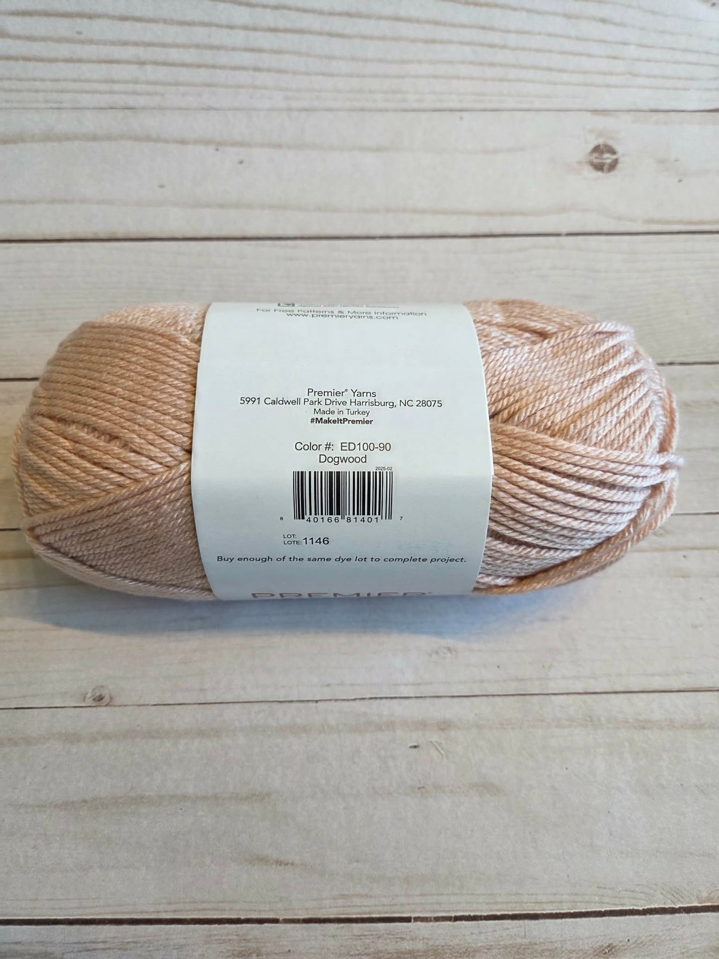 Dogwood color Anti-Pilling Everyday Worsted by Premier Yarns