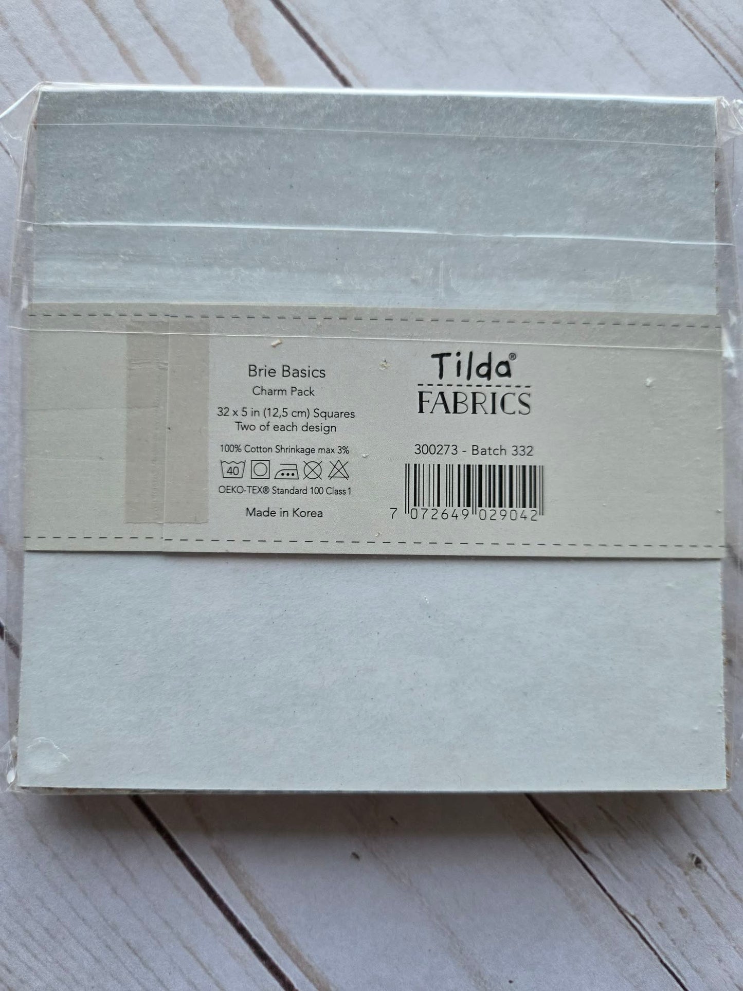 Tilda Brie Basics Charm Pack 5in squares, 32pcs
