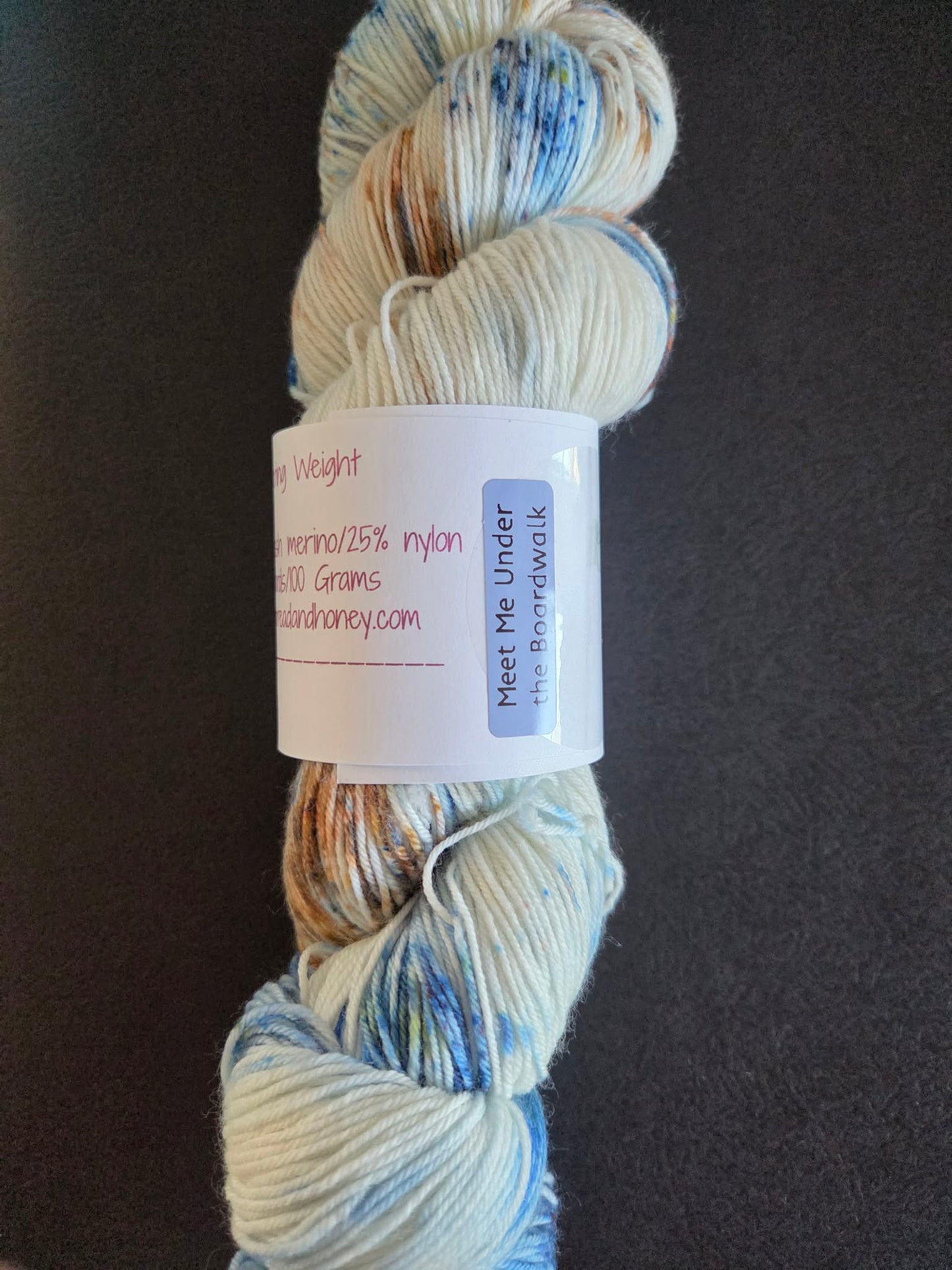 Meet Me Under The Boardwalk: Fingering yarn