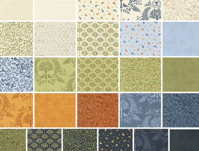 Family Tree Jelly Roll Deb Strain for Moda Fabrics