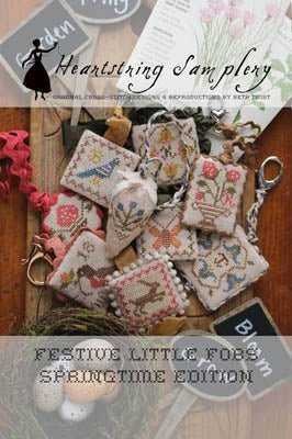 Heartstring SampleryFestive Little Fob SPRING Edition cross stitch chart
