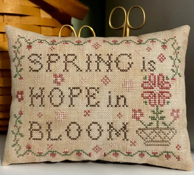 Hope in Bloom Cross Stitch Design by The Camping Stitcher