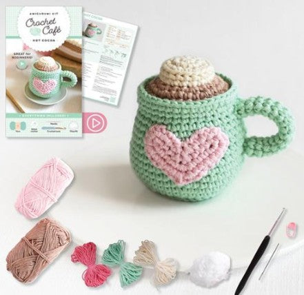 Hot Cocoa Crochet Café Amigurumi Kit