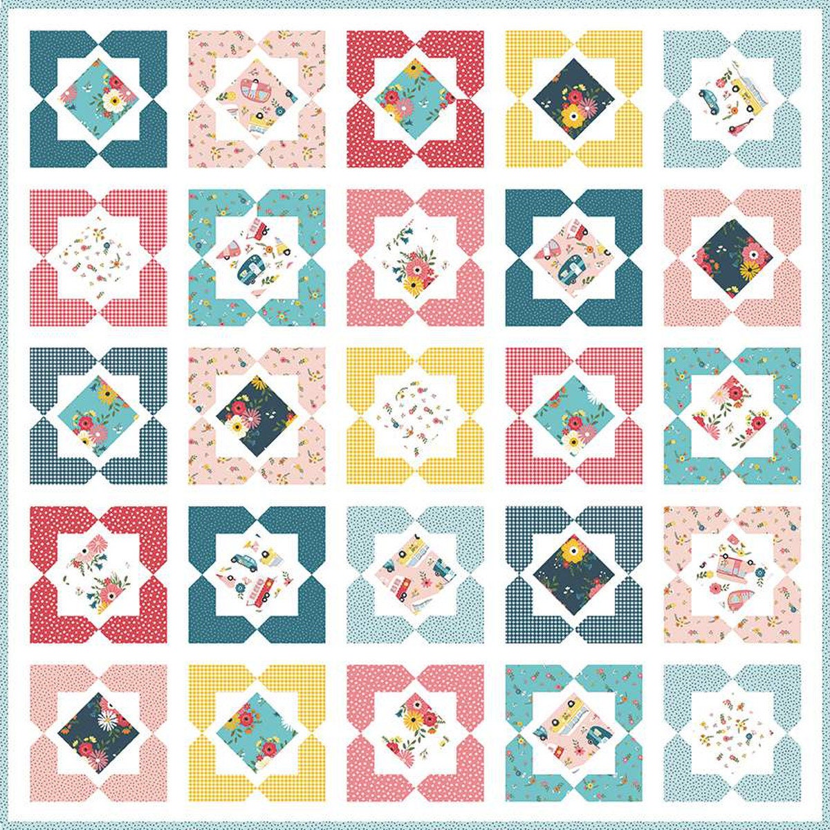 Primrose Cottage Quilts Courtyard Quilt Pattern