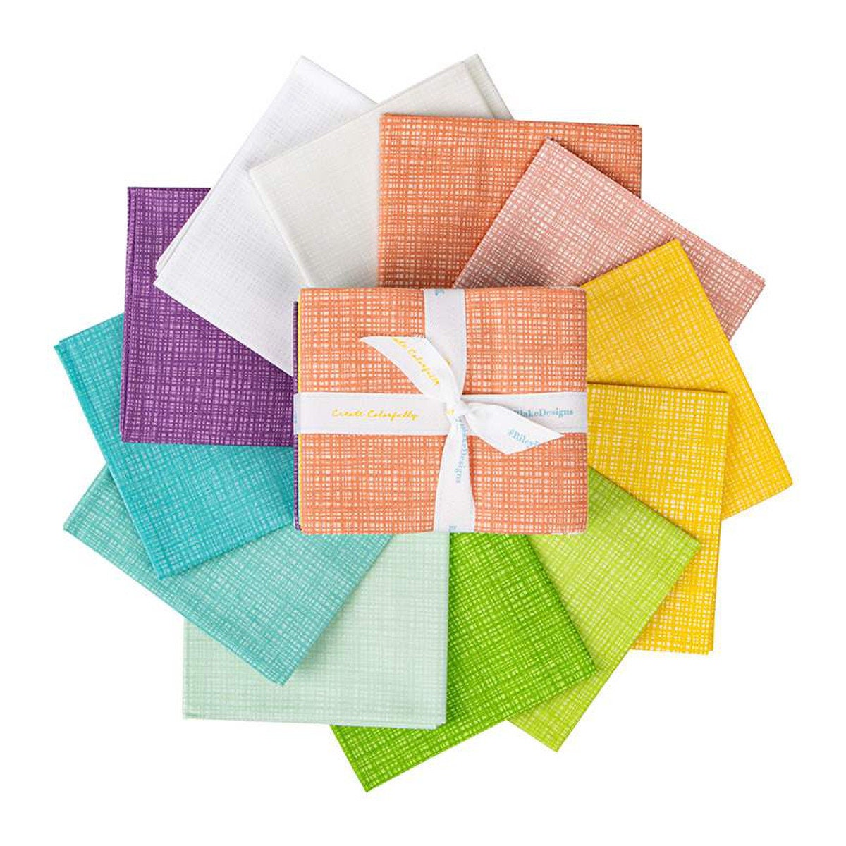 Texture Spring Fat Quarter Bundle Sandy Gervais for Riley Blake Designs
