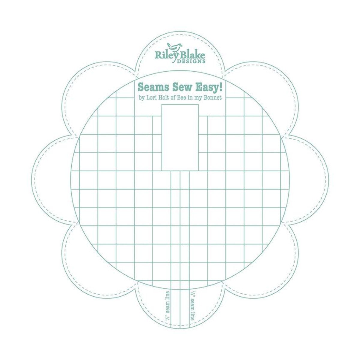 Lori Holt Seams Sew Easy™ Seam Guide Sea Glass