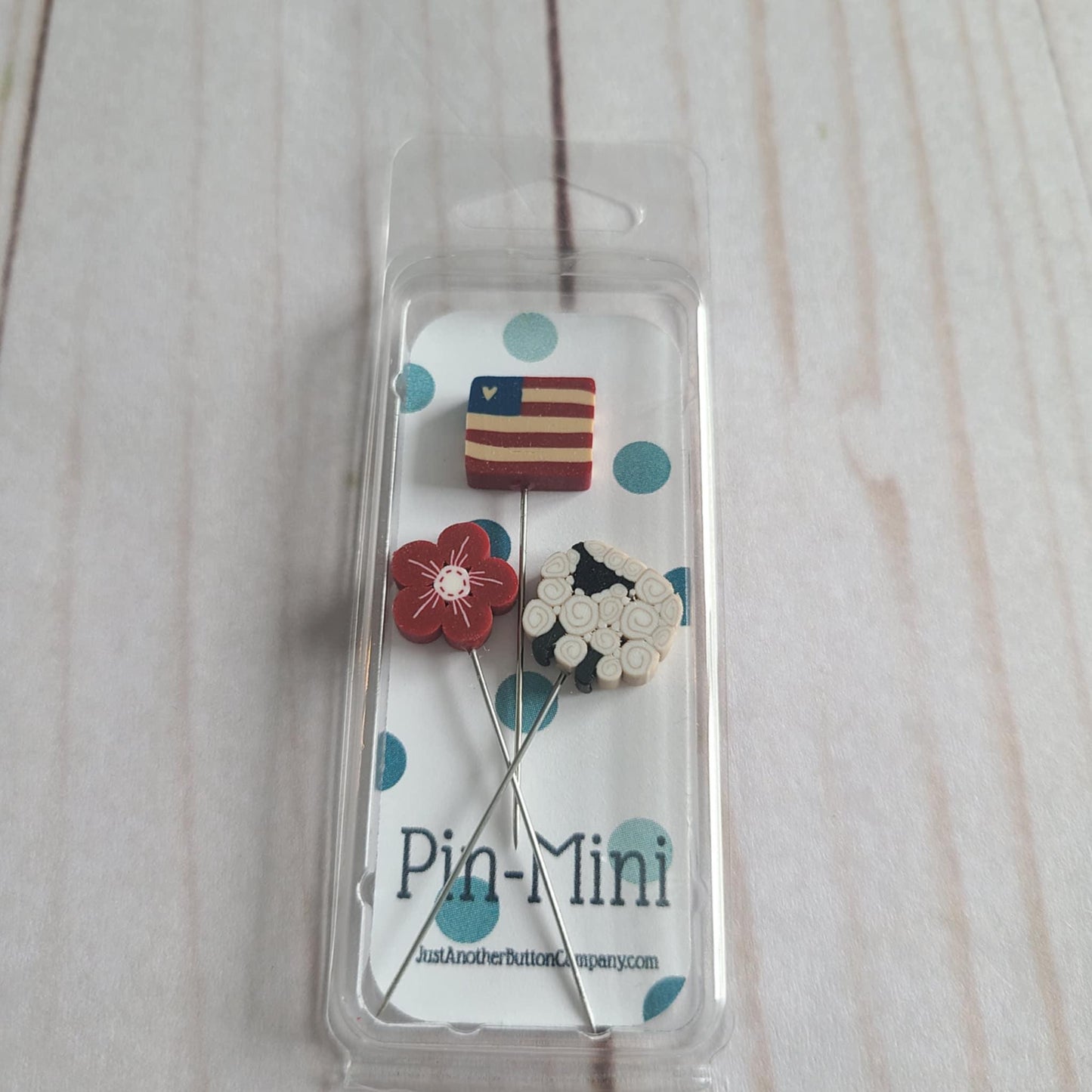 Just Another Button Company Pin-Mini All American Ewe