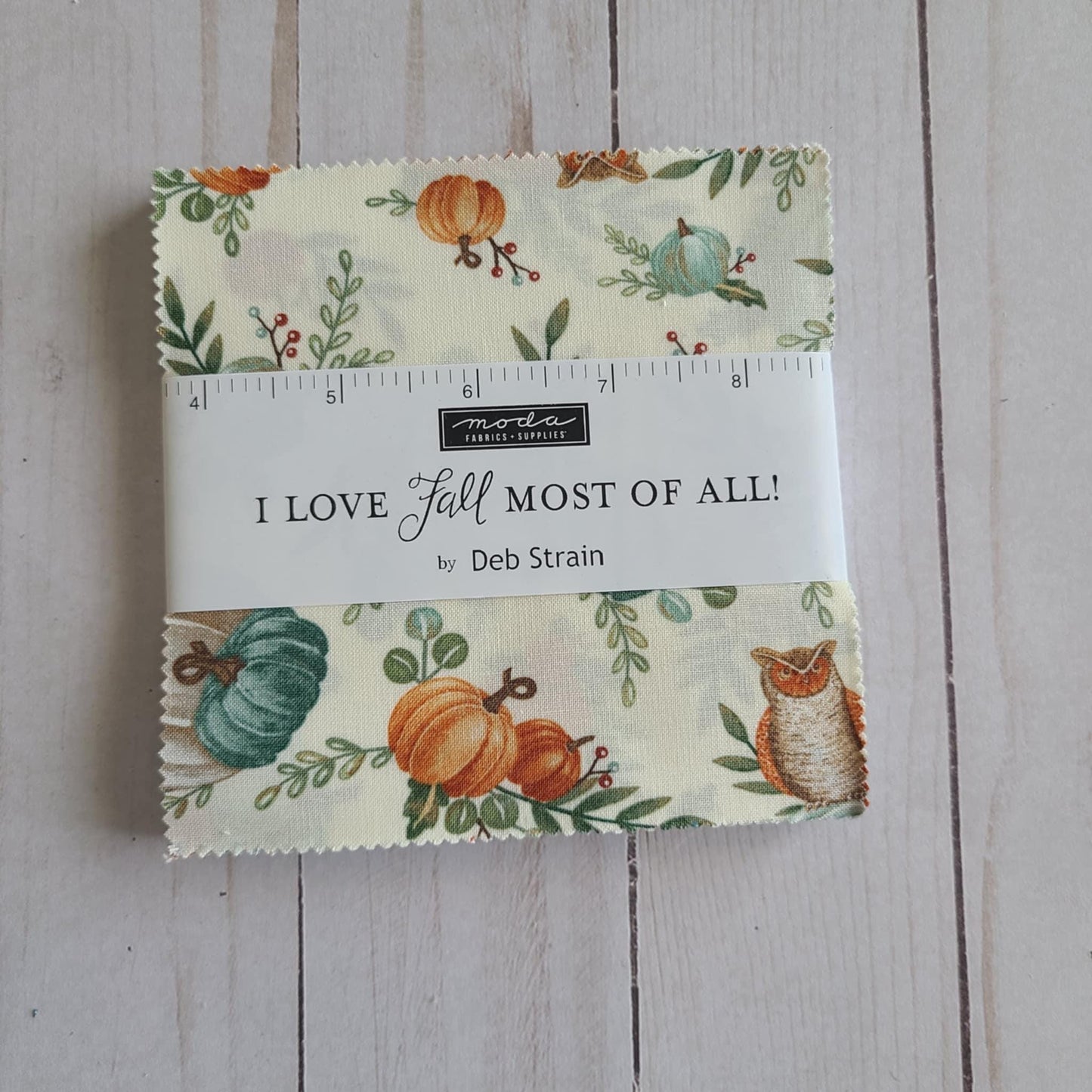 I Love Fall Most Charm Pack 42 pieces Deb Strain for Moda