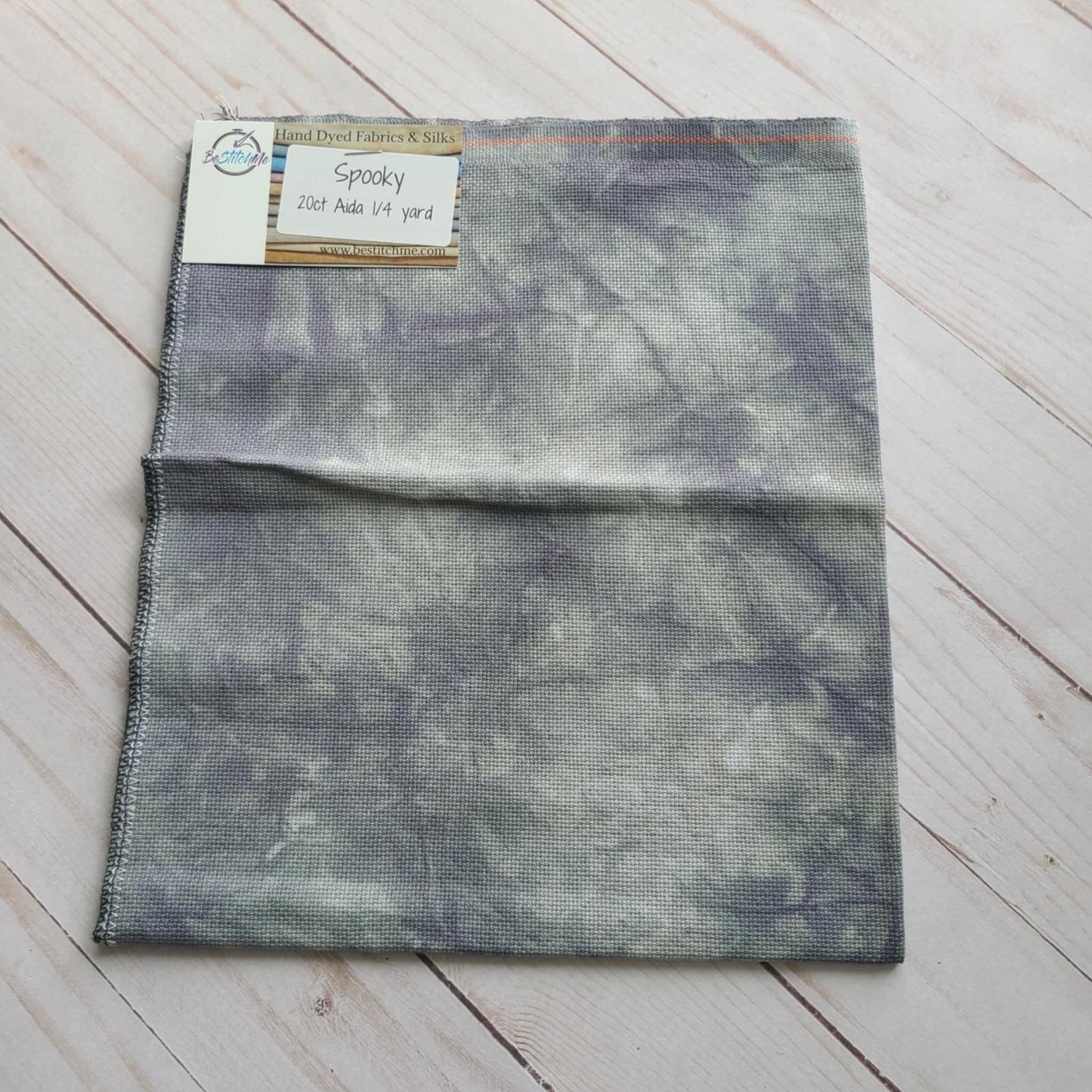 BeStitchMe Hand Dyed Halloween Spooky Fabric Aida 20 count 1/4 yard