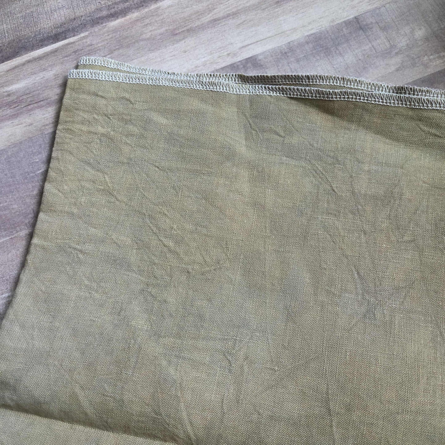 Fox and Rabbit Hand Dyed linen Cactus Wren 40 count linen Fat Quarter