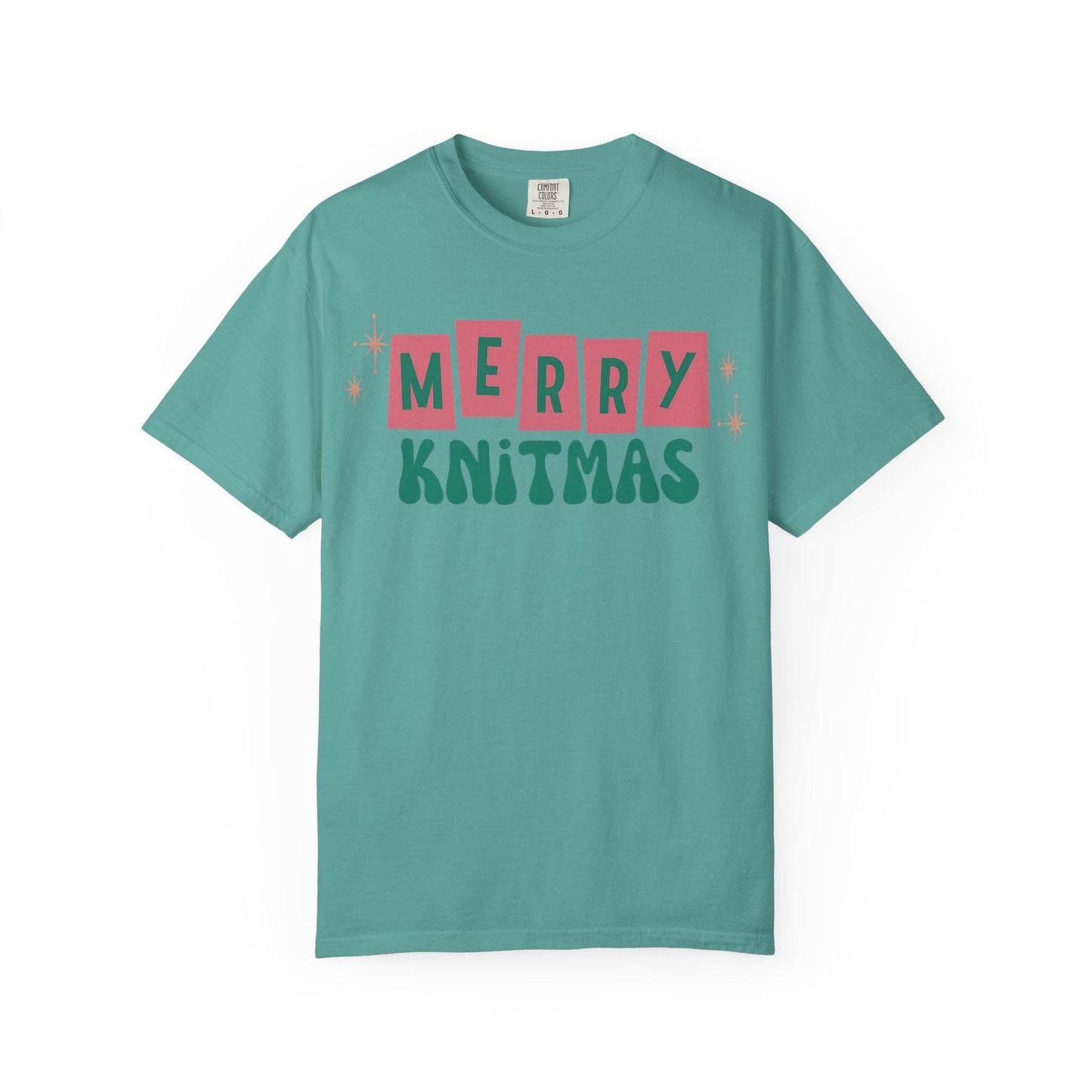 Merry Knitmas T-Shirt | Holiday Knitting Tee