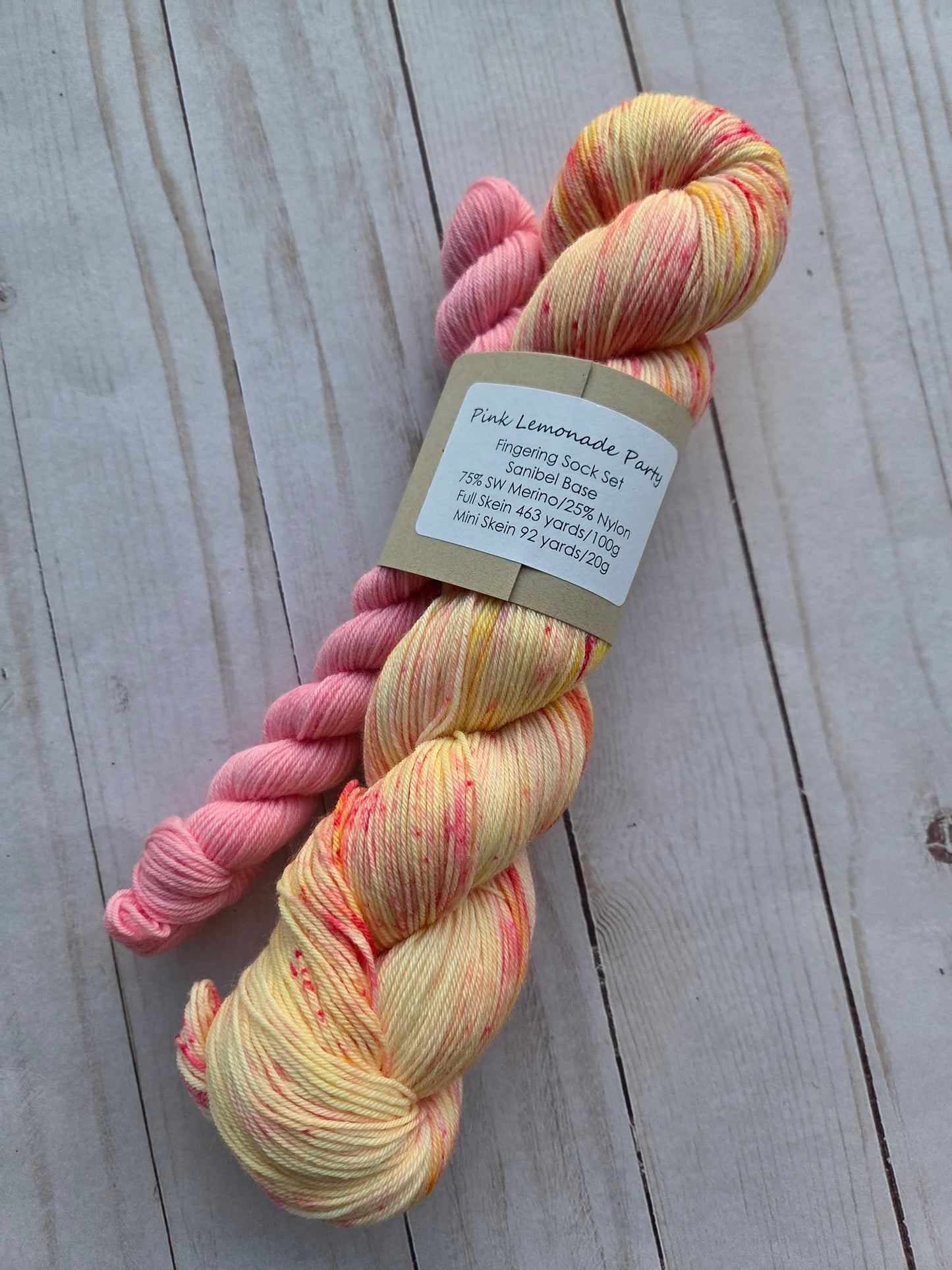 Pink Lemonade Party Sock Set by Three By the Sea Designs