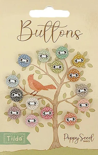 Tilda Poppy Seed Basics Buttons