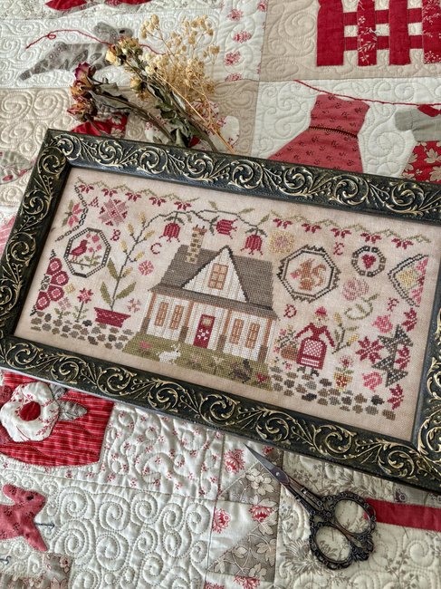 Quaker Farmhouse Cross Stitch Pattern by Blueberry Ridge