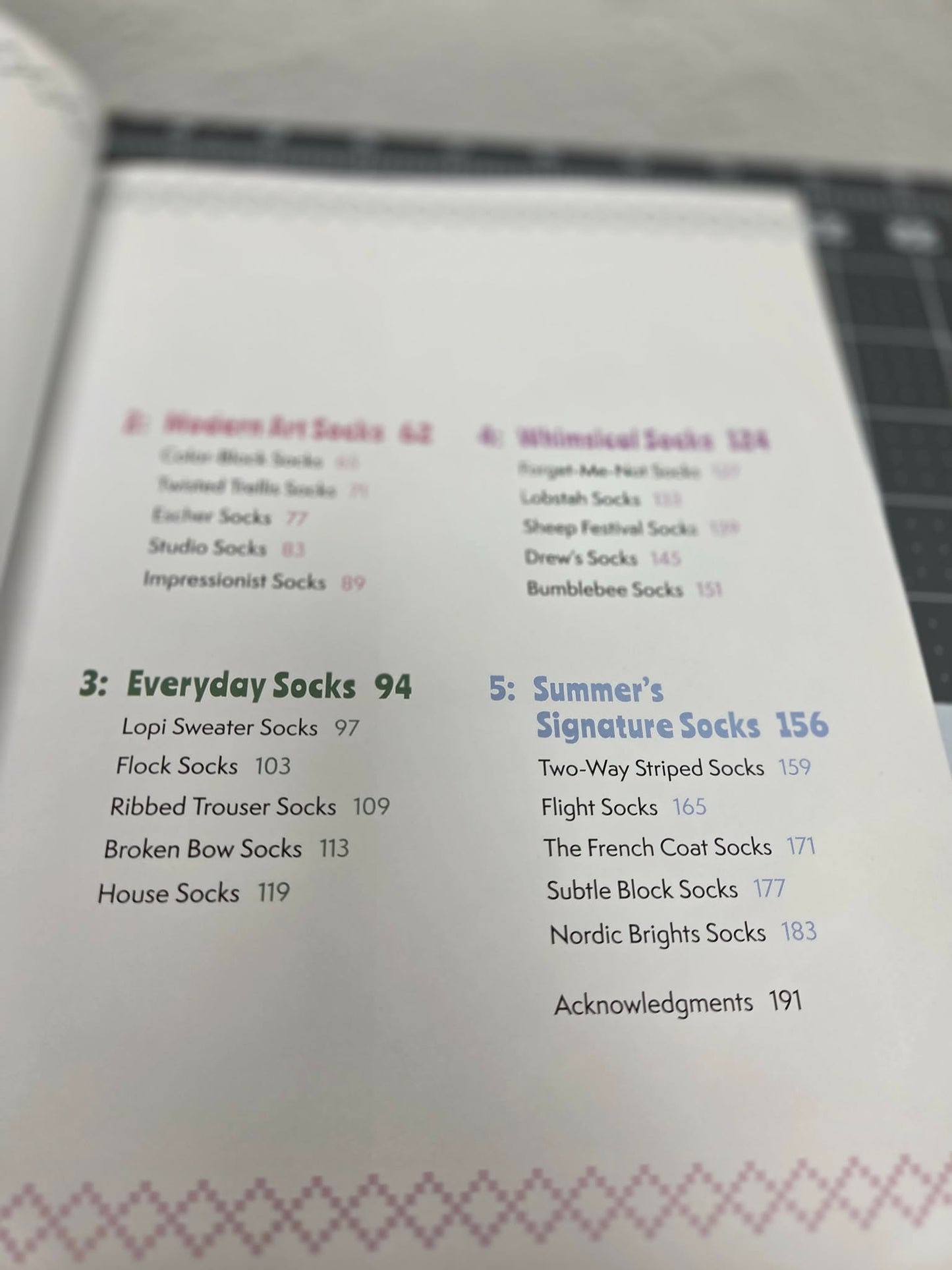 The Sock Obsession is a sock-knitting book by Summer Lee