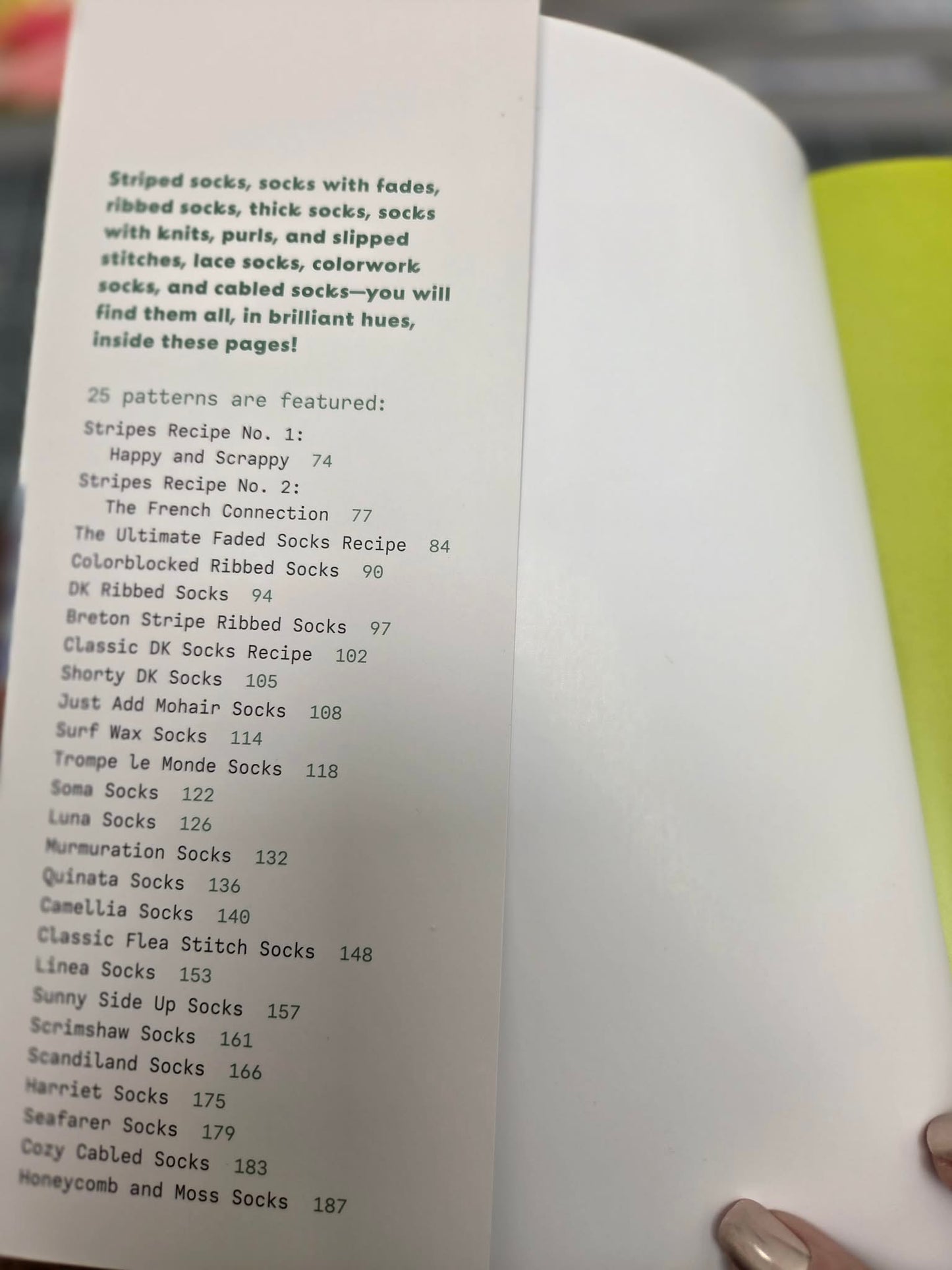 The Sock Project is a sock-knitting book by Summer Lee,