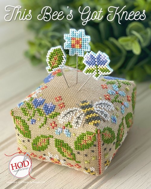This Bee's Got Knees Cross Stitch Pattern by Hands on Design