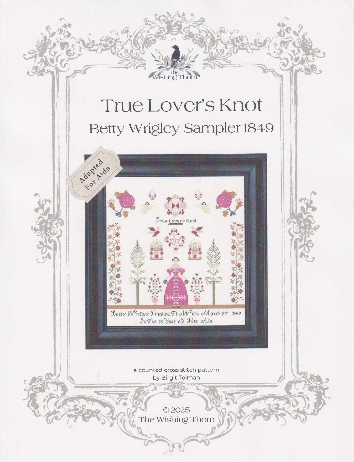 True Lover's Knot Cross Stitch Pattern By the Wishing Thorn