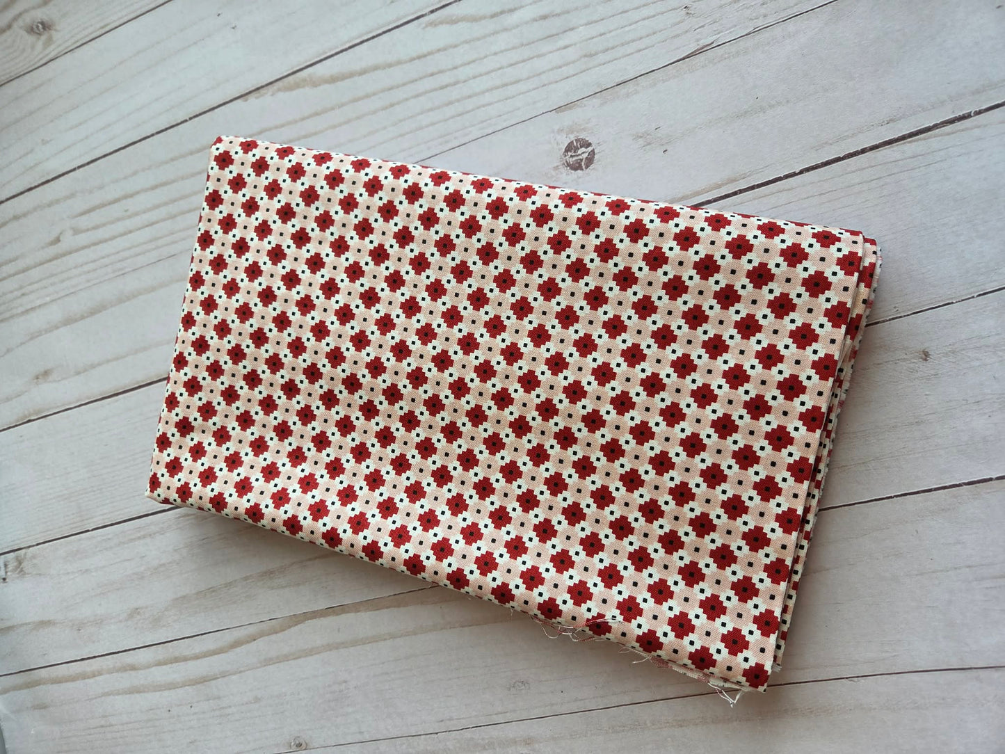 Christmas is in Town 1.5 Yards Red
