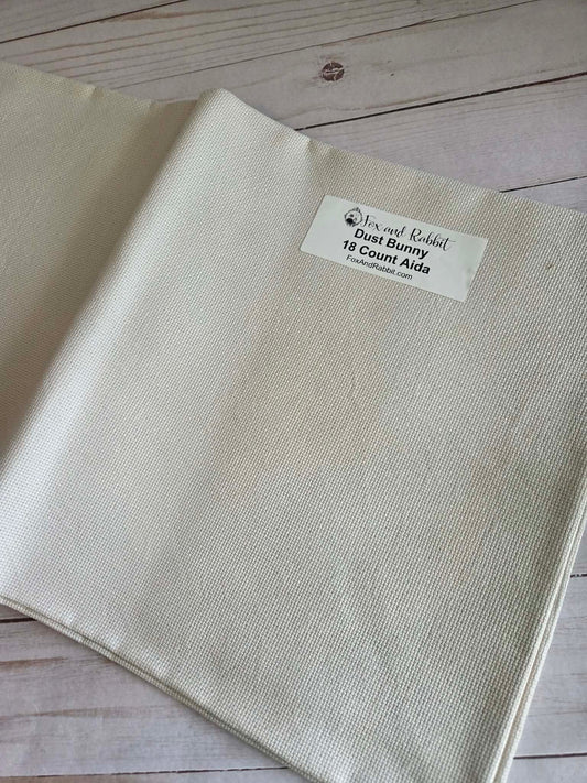 Dust Bunny 18 Count Aida FQ Fox and Rabbit Designs