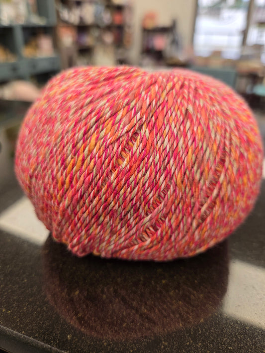 012 Rose Jody Long Flora 100% cotton sport weight