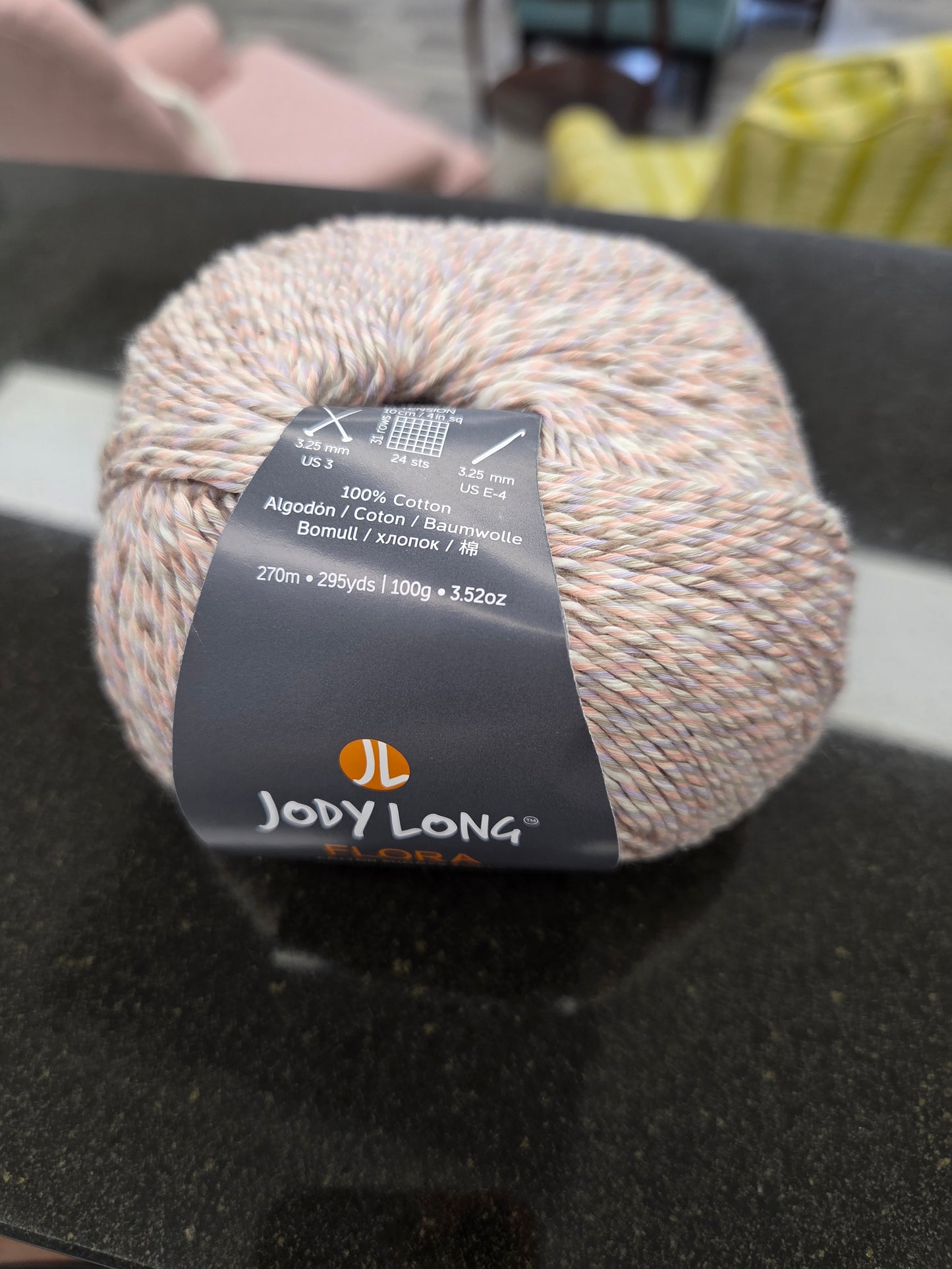 015 Dahlia Jody Long Flora 100% cotton sport weight