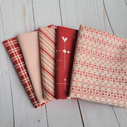 Valentine Love Cross Stitch Finishing Bundle fabric by Riley Blake