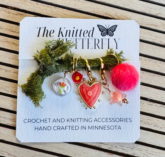 Dainty Little Things - Coral The Knitted Butterfly