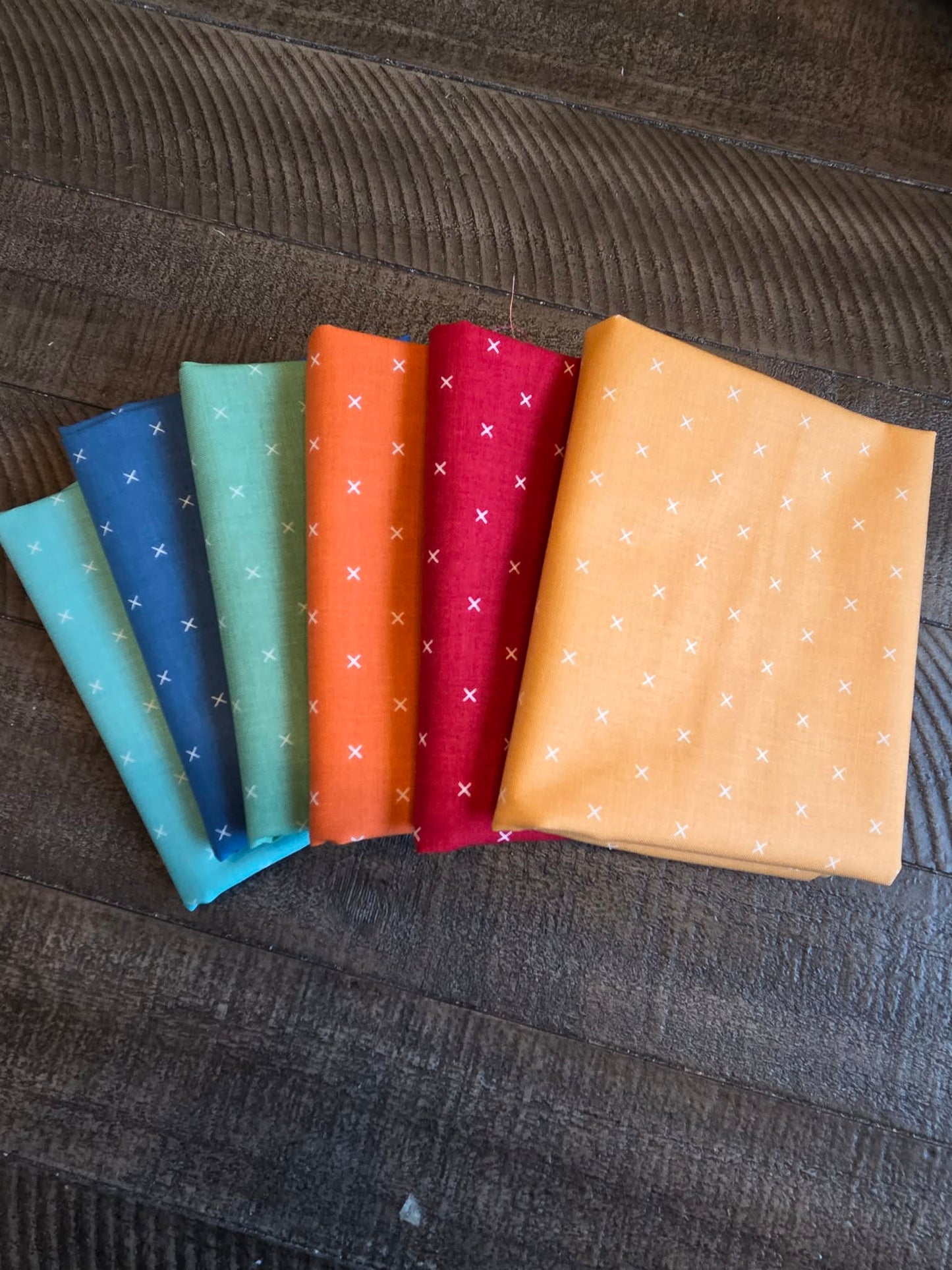 Bee Cross Stitch Fat Quarter Bundle Lori Holt for Riley Blake Designs
