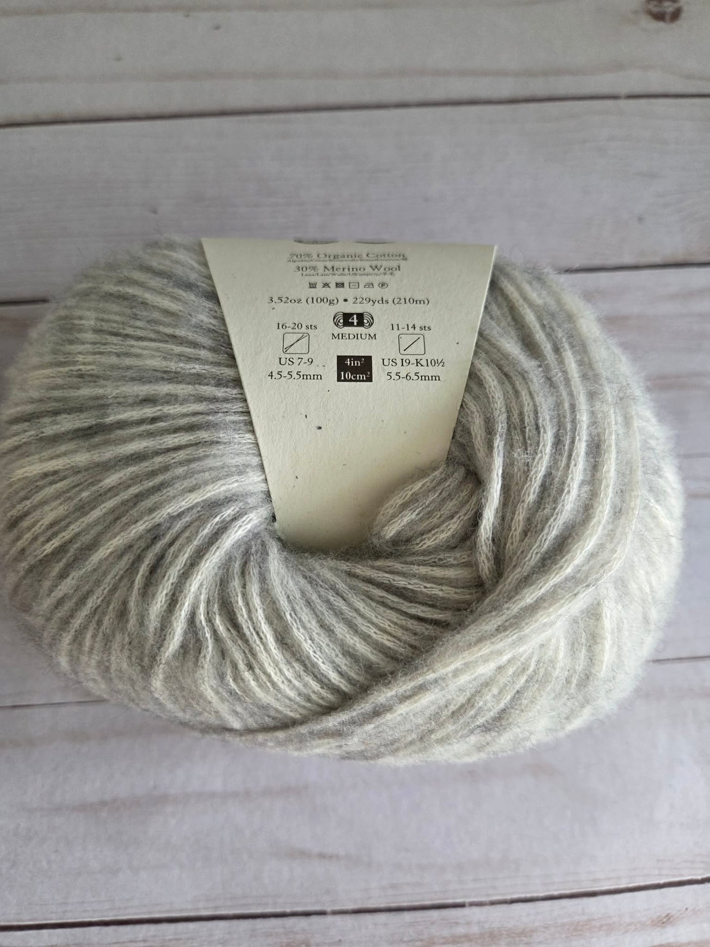 Juniper Moon Farm  Cotton + Merino color Dove - 03