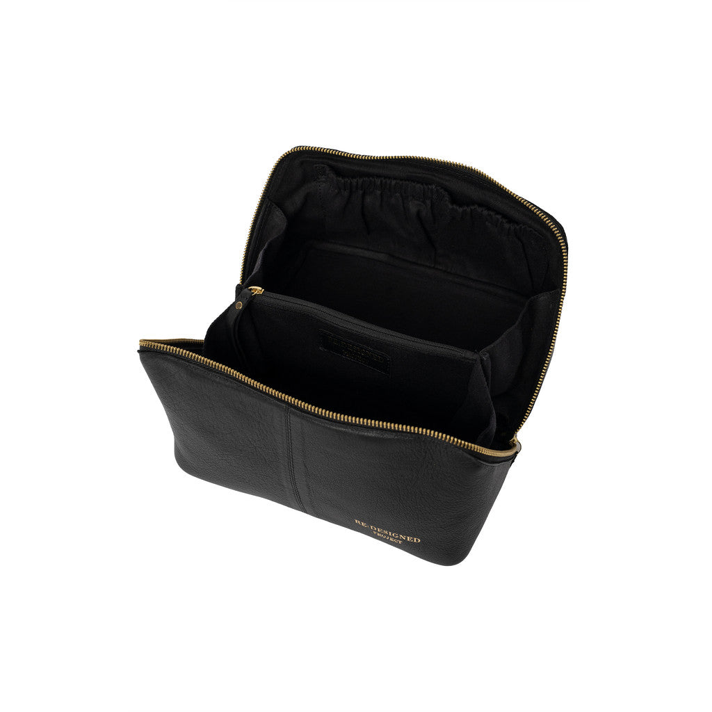 Project 9 black gold redesigned bag Knitting bag black gold