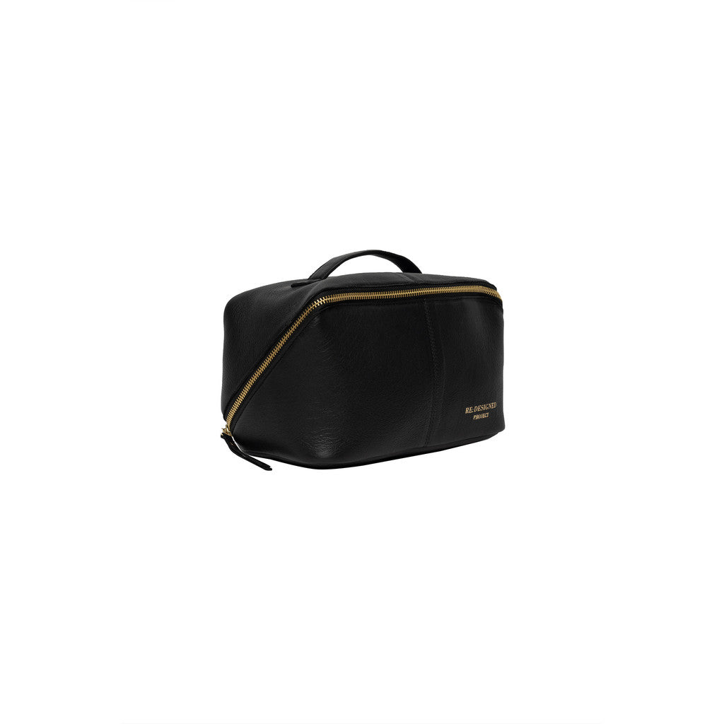 Project 9 black gold redesigned bag Knitting bag black gold