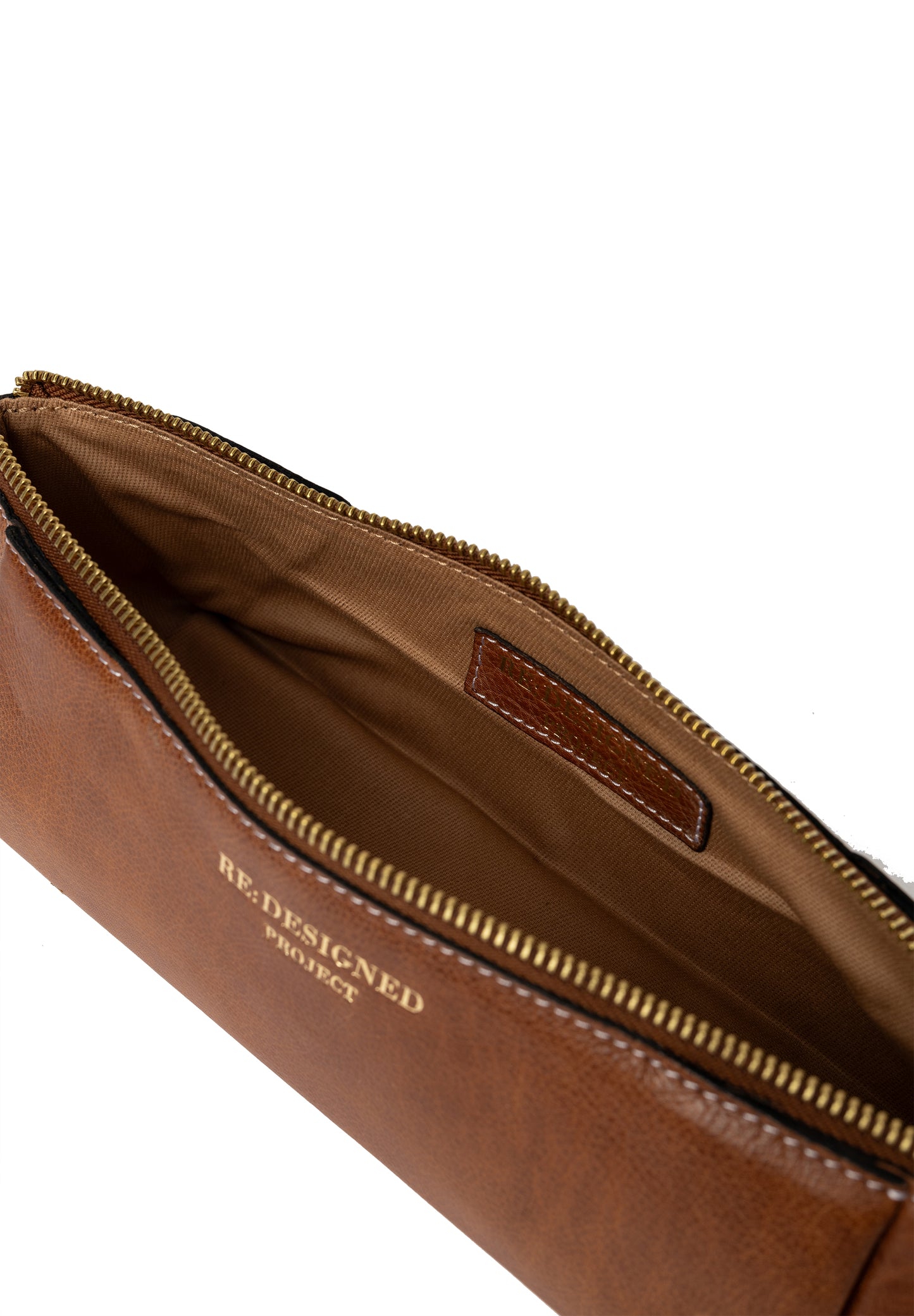 Project 12 walnut gold redesigned bag for knitting needles and crochet hooks walnut gold