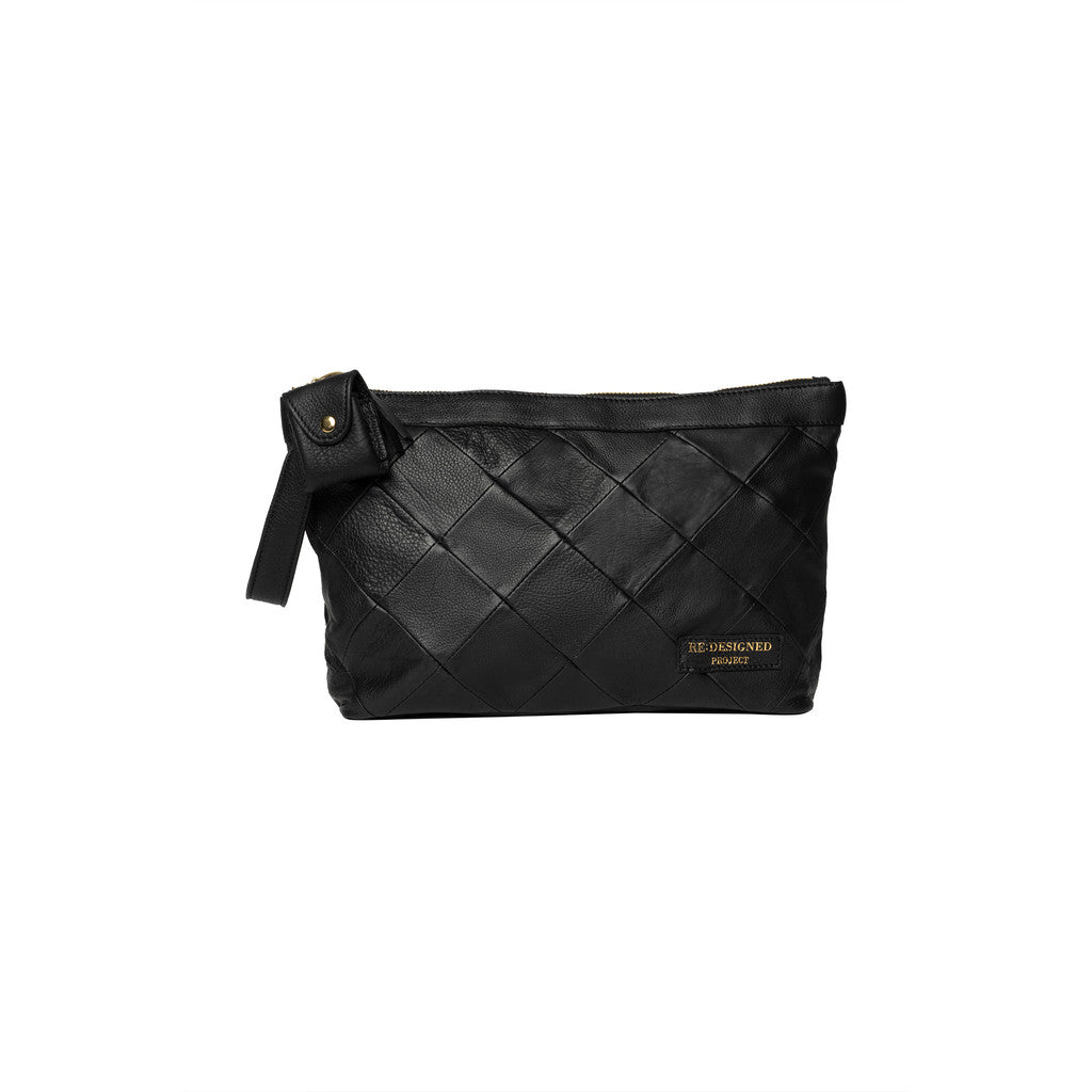 Project 17 redesigned bag Knitting bag black gold