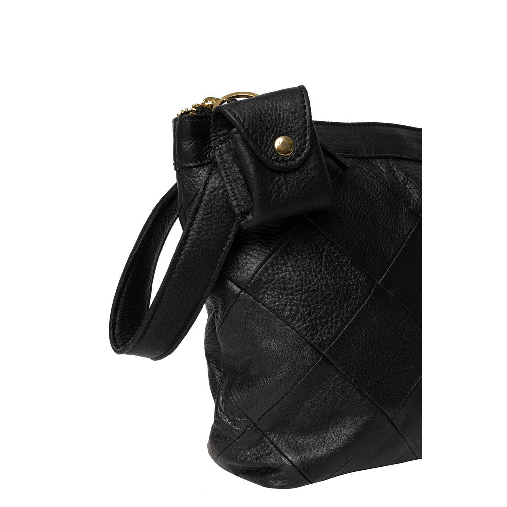 Project 17 redesigned bag Knitting bag black gold