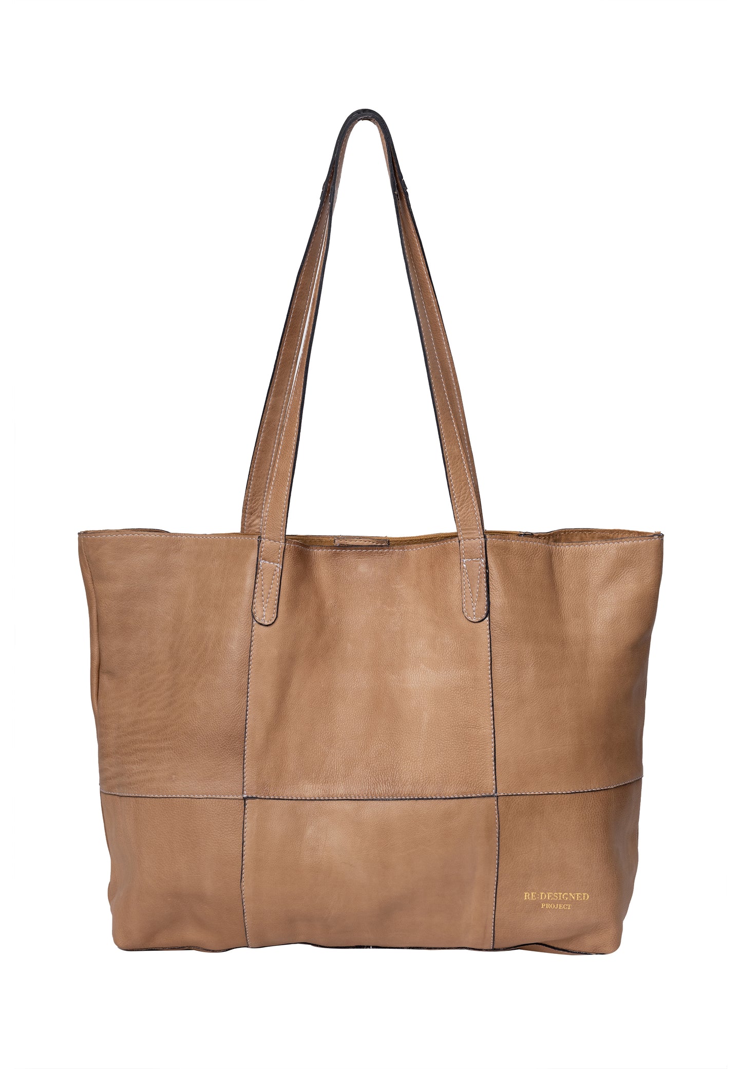 Project 19 taupe redesigned project Knitting bag