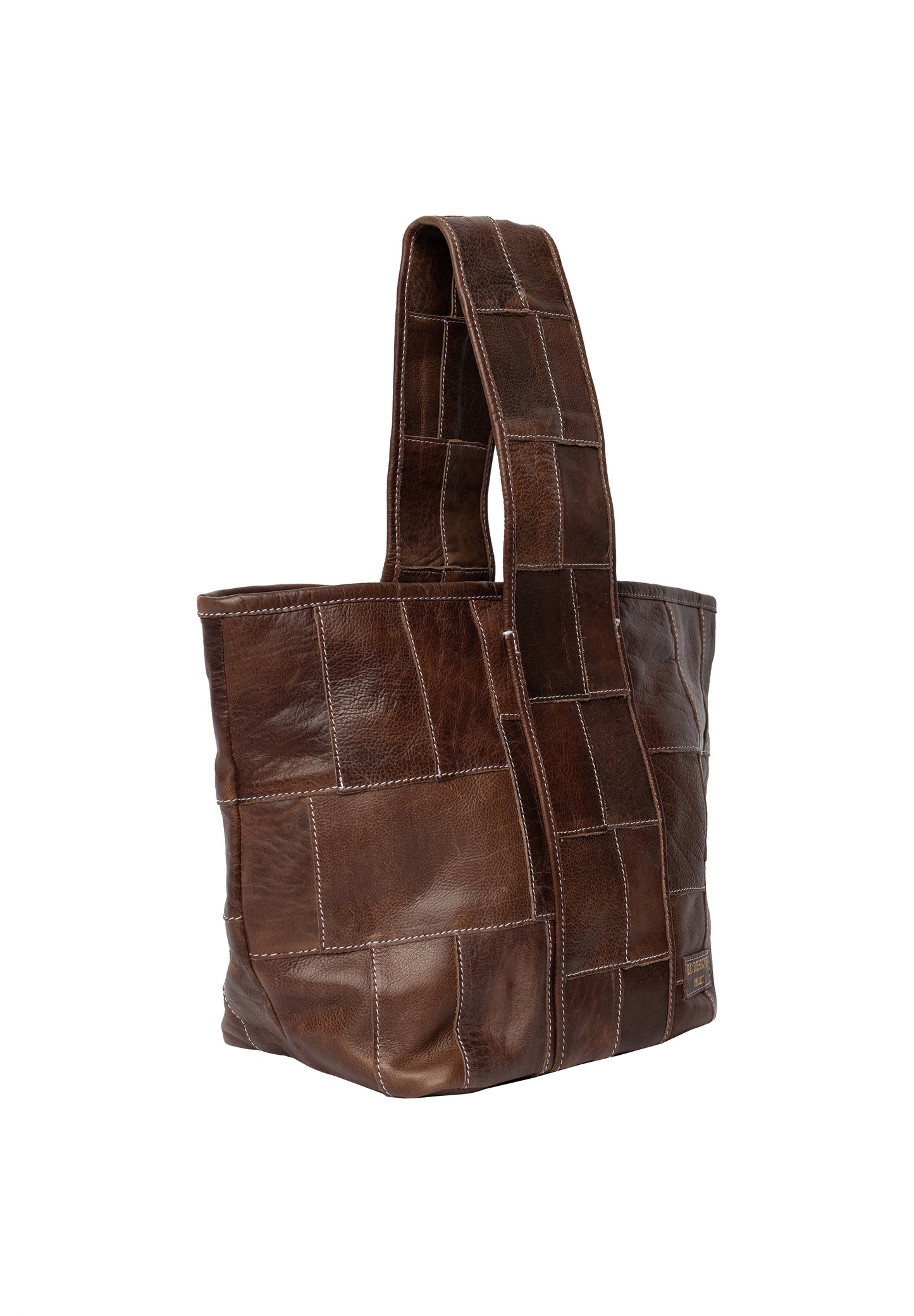 Project 81 torn & cut 81 woodsmoke redesigned bag Knitting bag