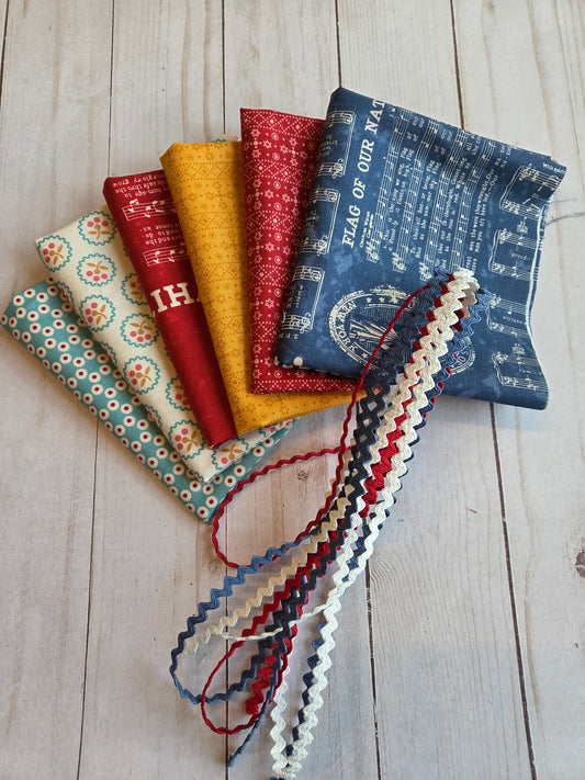 Americana Cross Stitch Finishing Bundle Riley Blake
