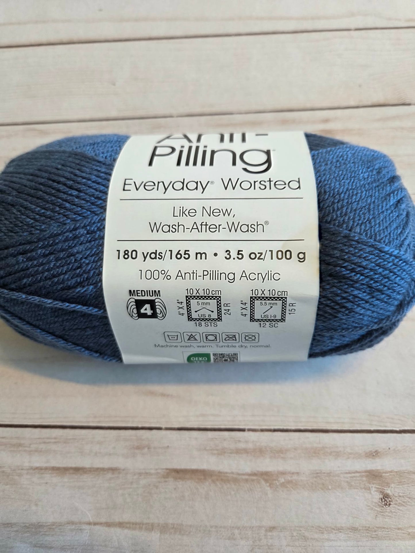 Blueberry color Anti-Pilling Everyday Worsted by Premier Yarns