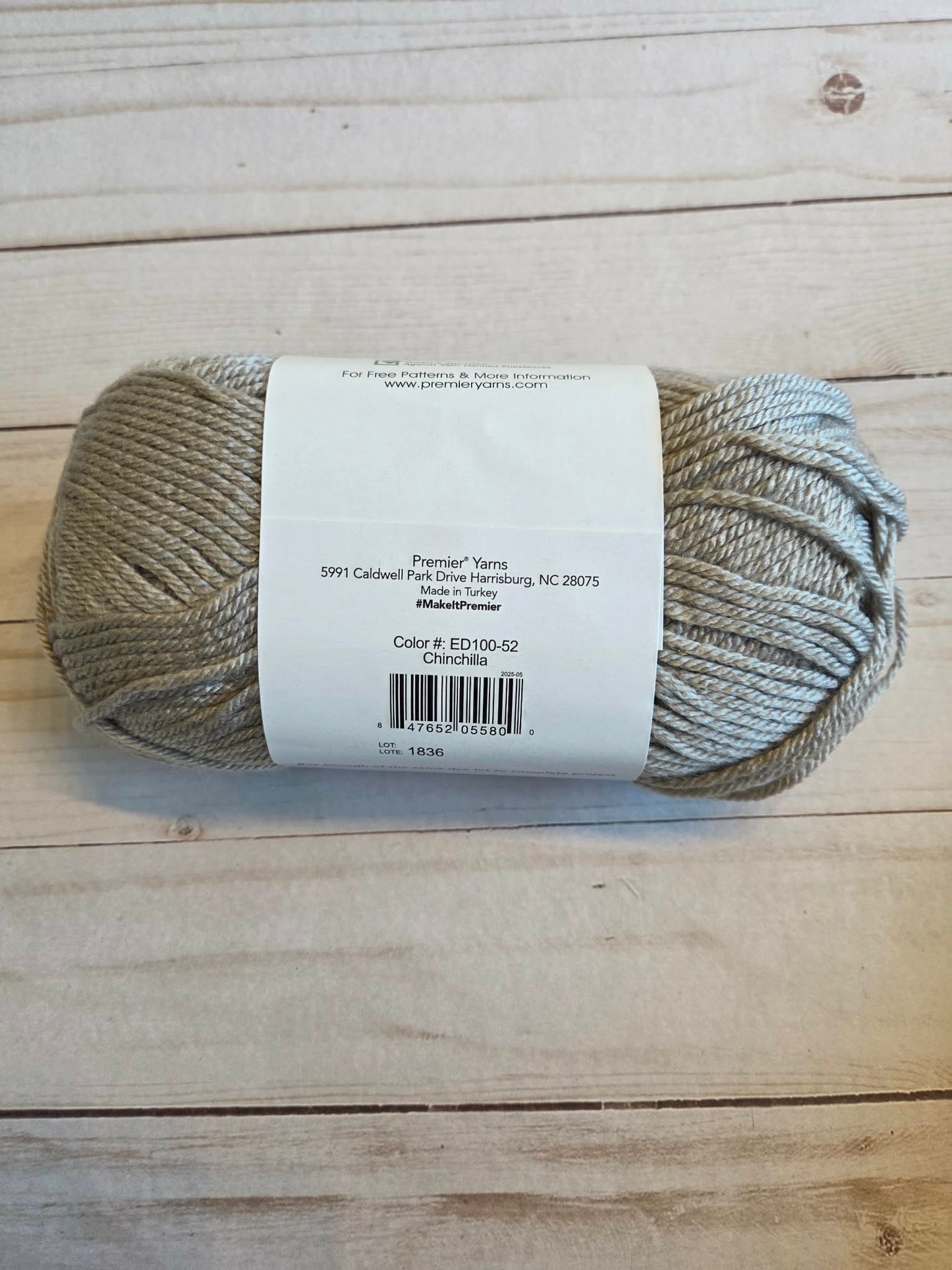 Chinchilla color Anti-Pilling Everyday Worsted by Premier Yarns