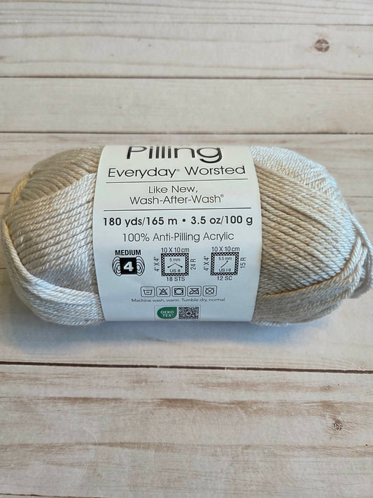 Linen color Anti-Pilling Everyday Worsted by Premier Yarns