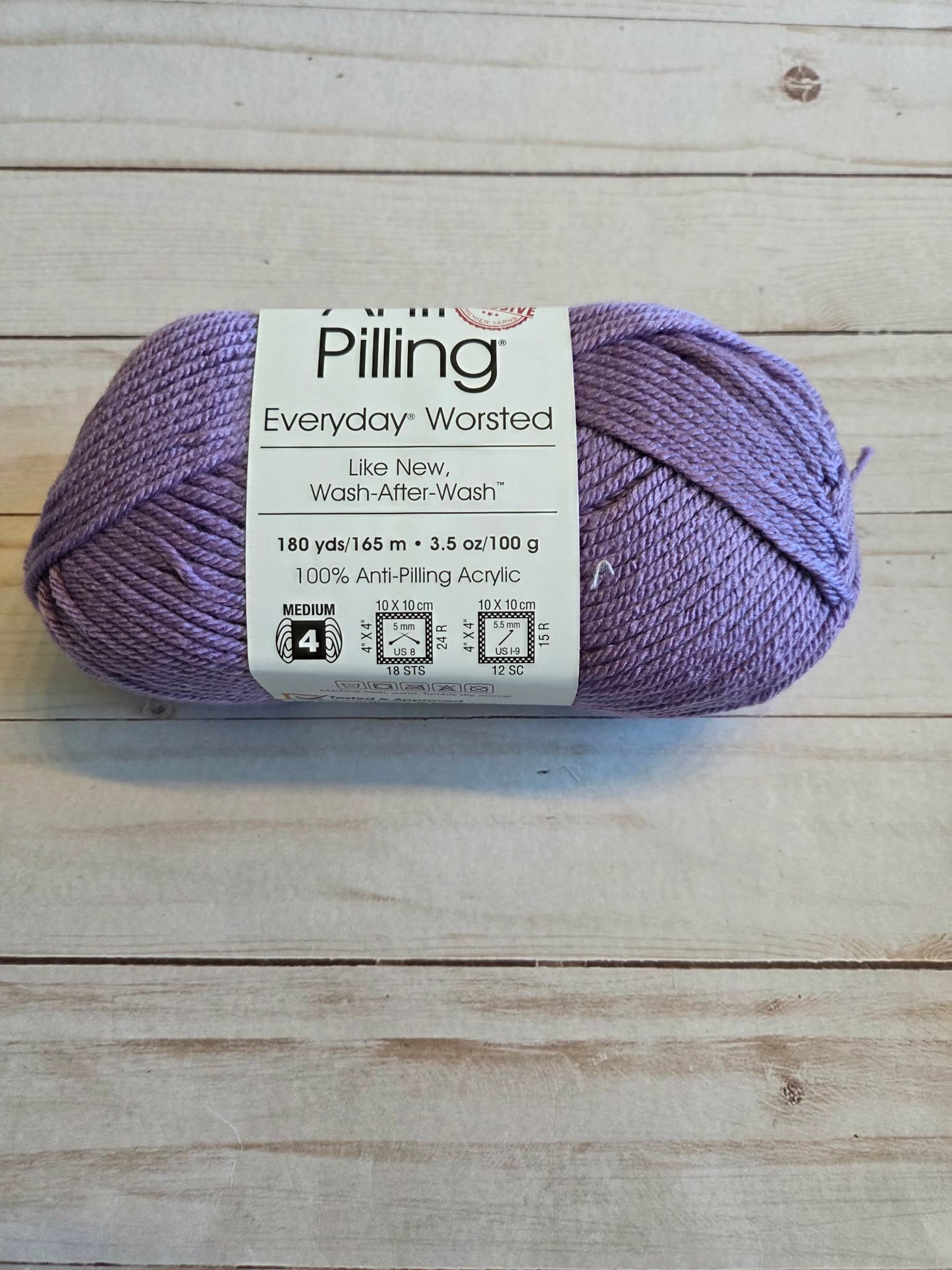 Orchid color Anti-Pilling Everyday Worsted by Premier Yarns