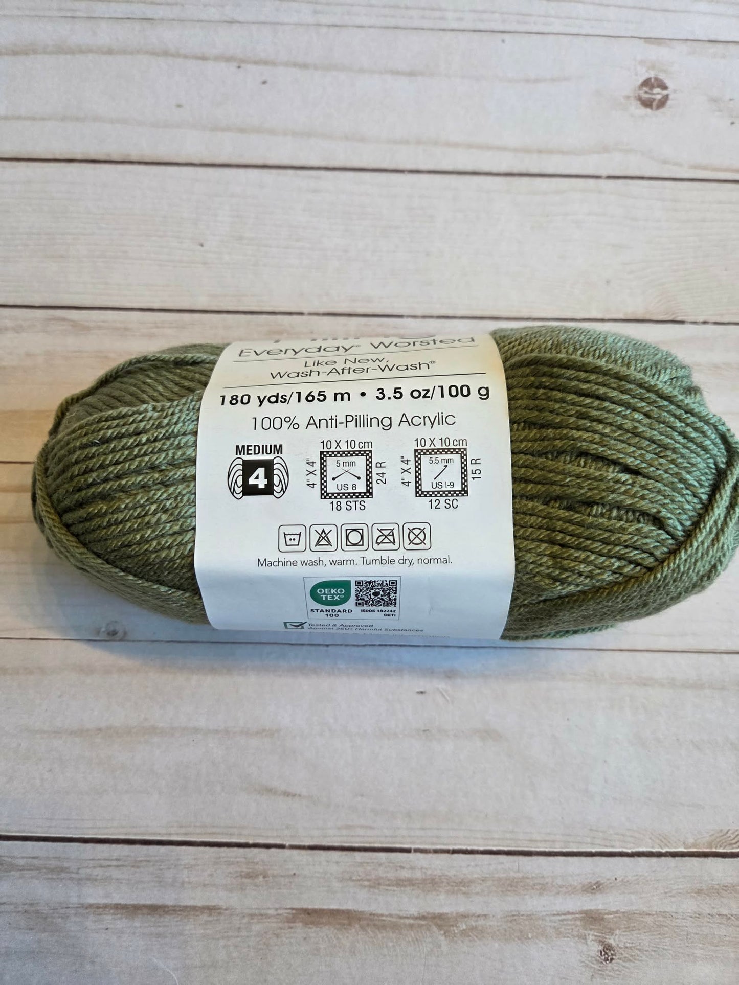 Spruce color Anti-Pilling Everyday Worsted by Premier Yarns