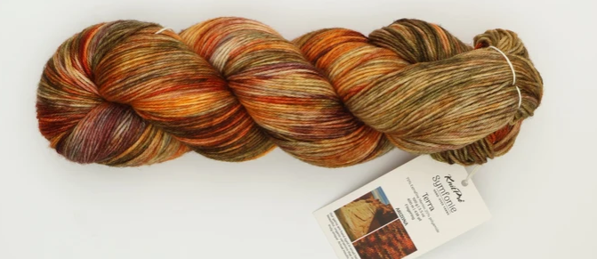 Arizona Symfonie Hand Dyed Sock Yarn 438 yards